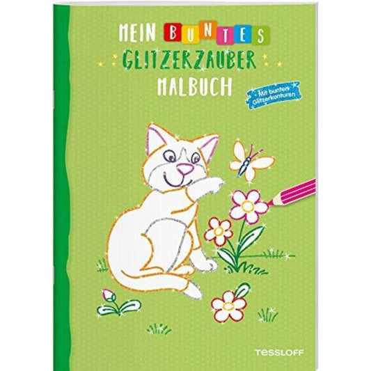 Tessloff Mein buntes Glitzerzauber Malbuch (Katze)