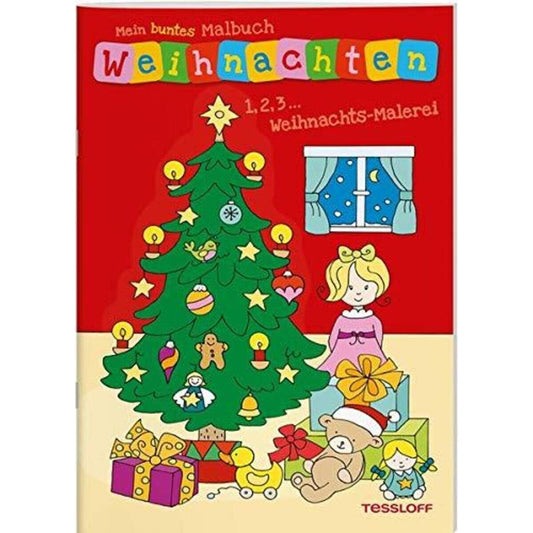 Tessloff Mein buntes Malbuch Weihnachten. 1, 2, 3… Weihnachts-Malerei