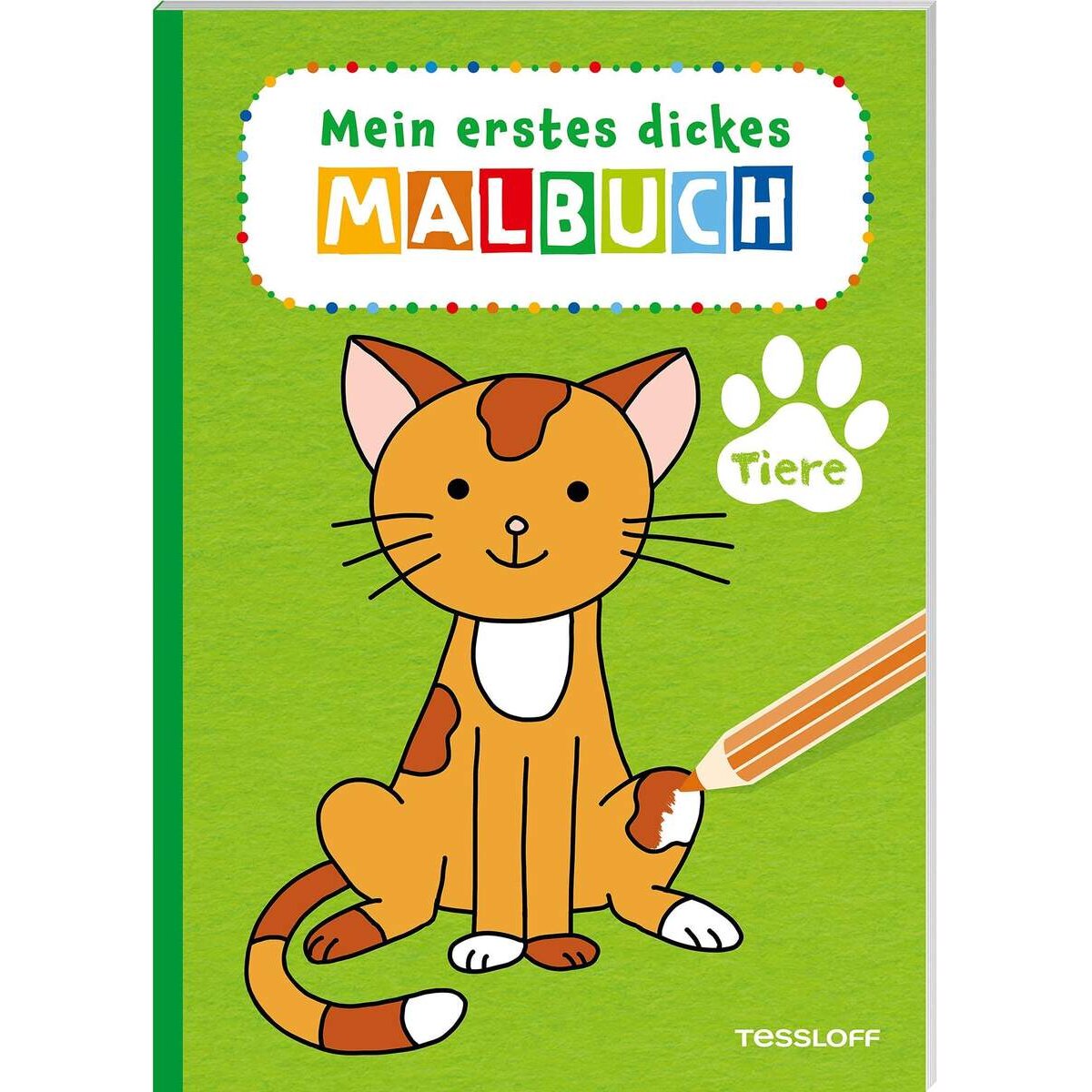 Tessloff Mein erstes dickes Malbuch. Tiere