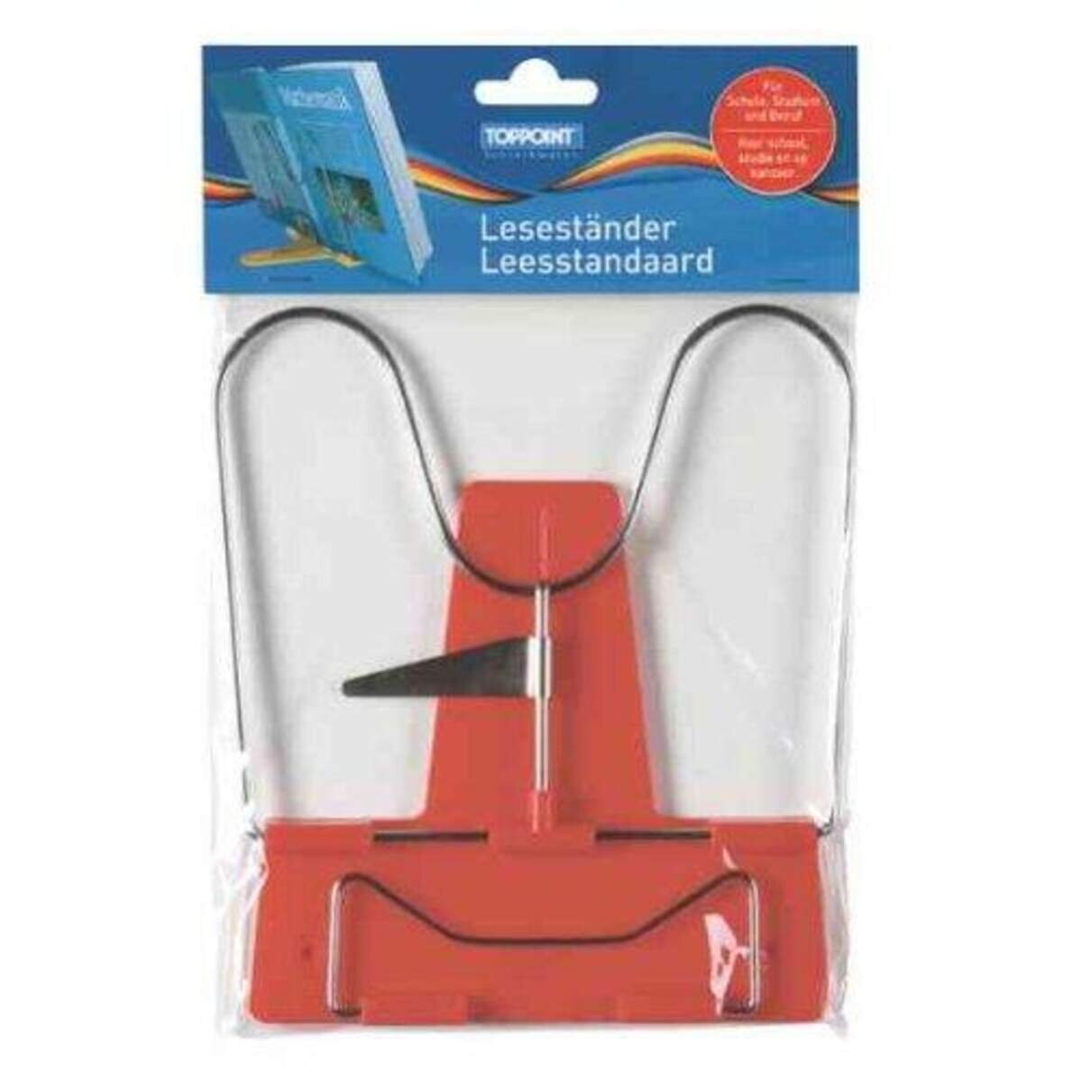 Toppoint 43710 Leseständer aus Metall und Kunststoff, sortiert