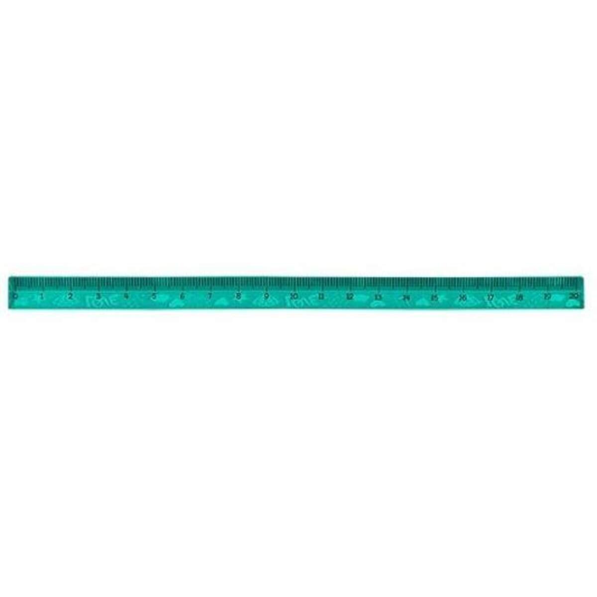 Trendhaus Acryl-Lineal 20cm Dreieckig, 4-fach sortiert