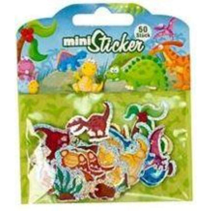 Trendhaus Mini Sticker 50er Set, 6-Fach Sortiert