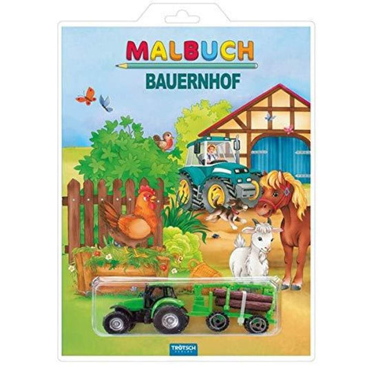 Trötsch Malbuch Bauernhof mit Traktor