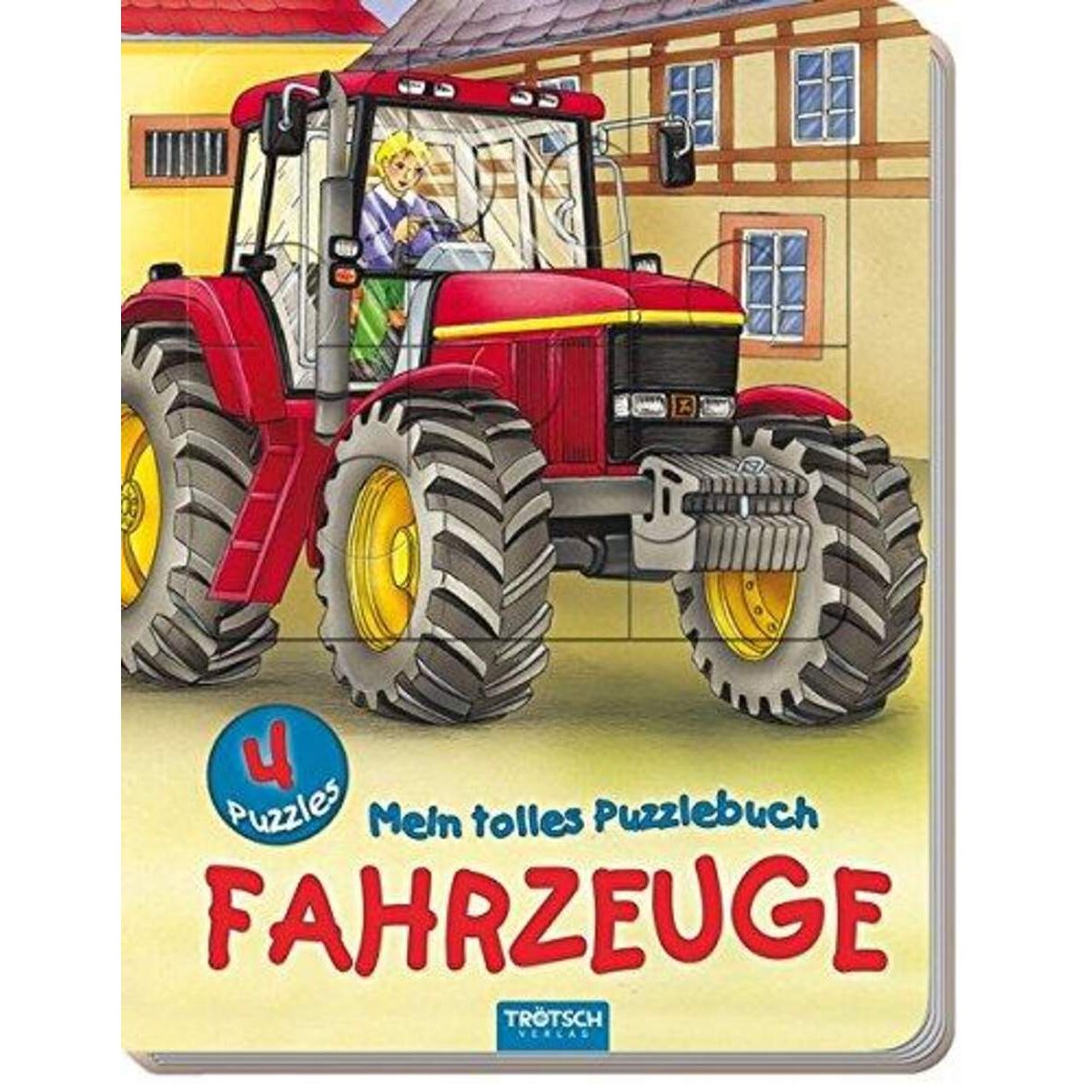 Trötsch Mein tolles Puzzelbuch Fahrzeuge mit 4 Puzzeln