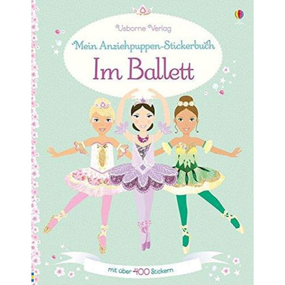 Usborne Verlag Mein Anziehpuppen-Stickerbuch: Im Ballett