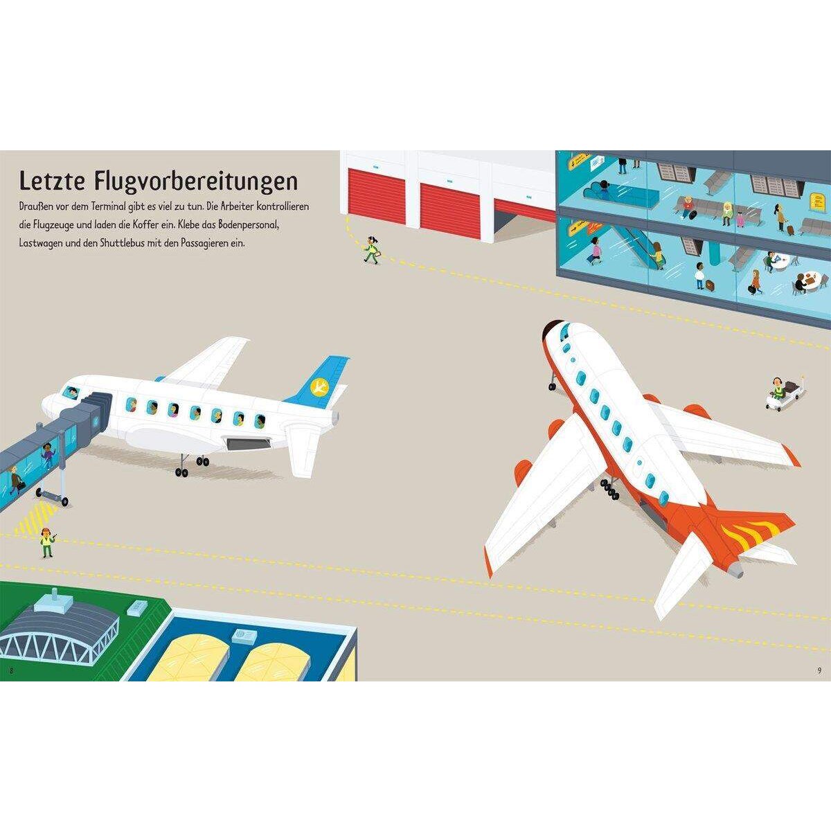 Usborne Verlag Mein erstes Stickerbuch: Am Flughafen