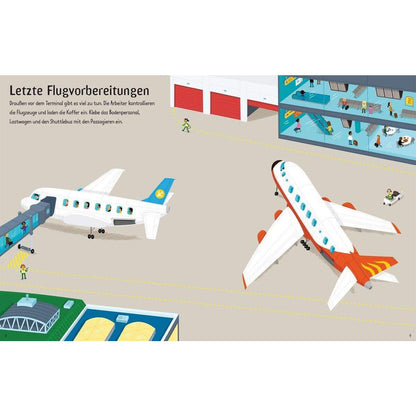 Usborne Verlag Mein erstes Stickerbuch: Am Flughafen