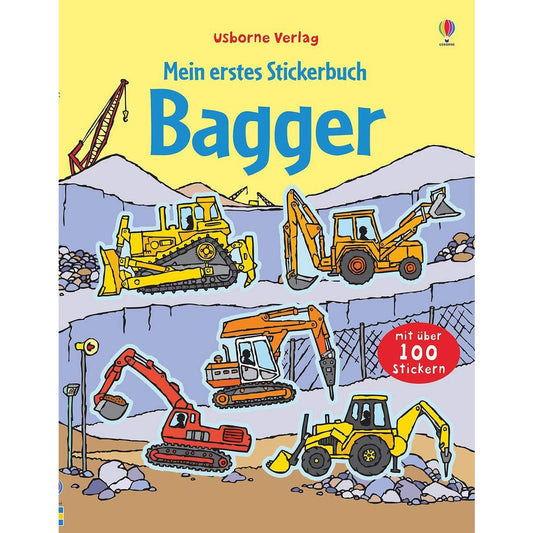 Usborne Verlag Mein erstes Stickerbuch Bagger