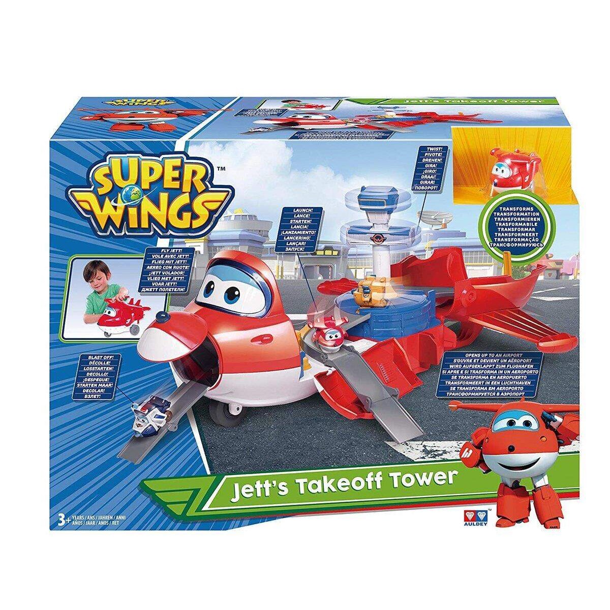Waiky Super Wings Jett's Take off Tower Spielset