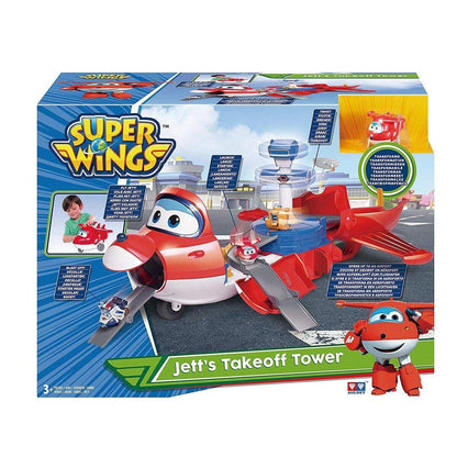 Waiky Super Wings Jett's Take off Tower Spielset