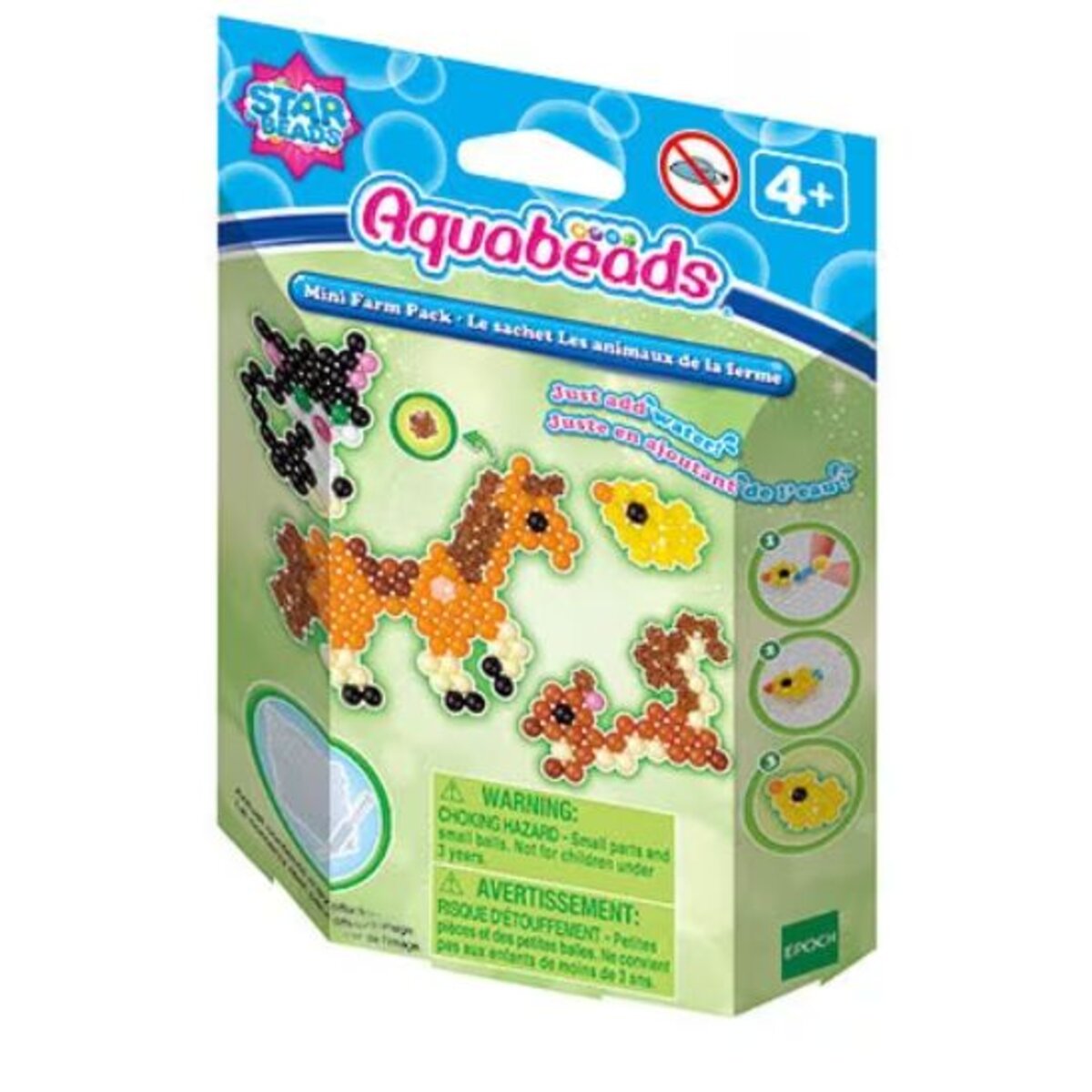 Aquabeads Mini Bastelset, 1 Stück, 3-fach sortiert