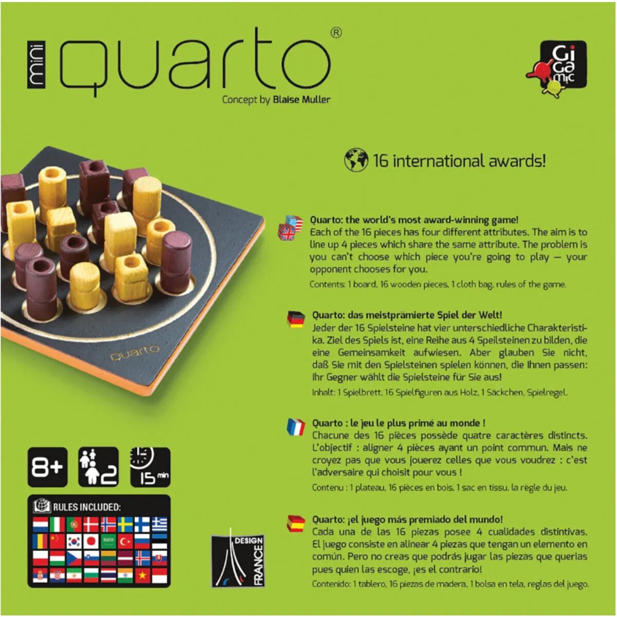 Asmodee Gigamic Quarto mini