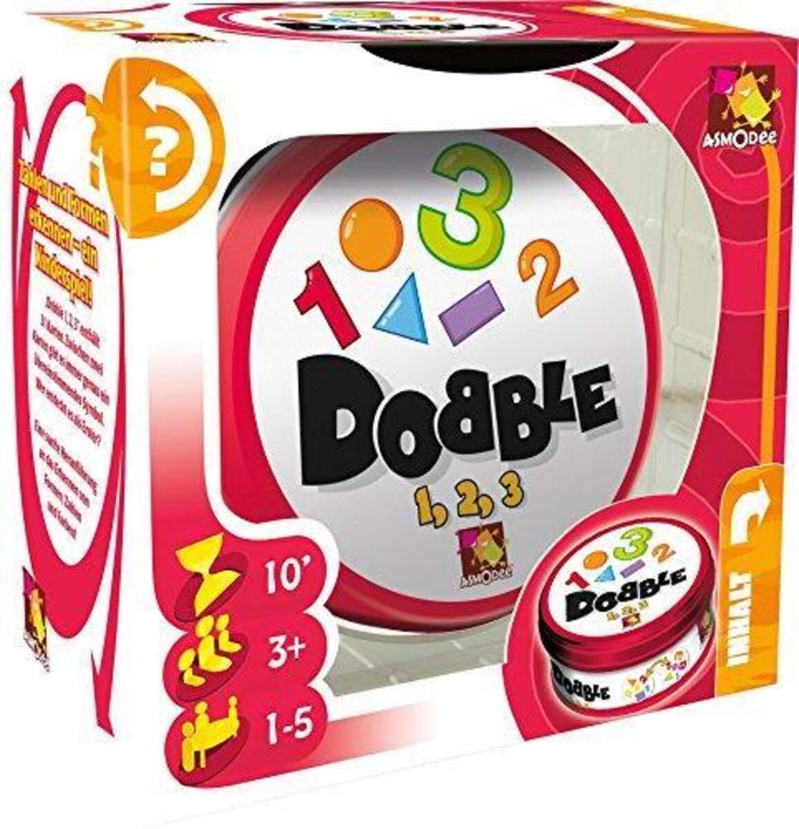 Asmodee Zygomatic Lernspiel Dobble 123