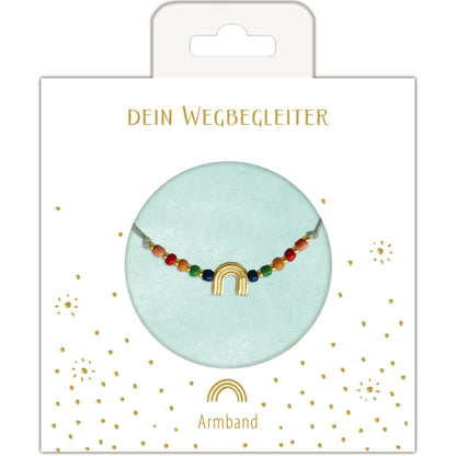 Coppenrath Verlag Armband mit Regenbogenanhänger (vergoldet)