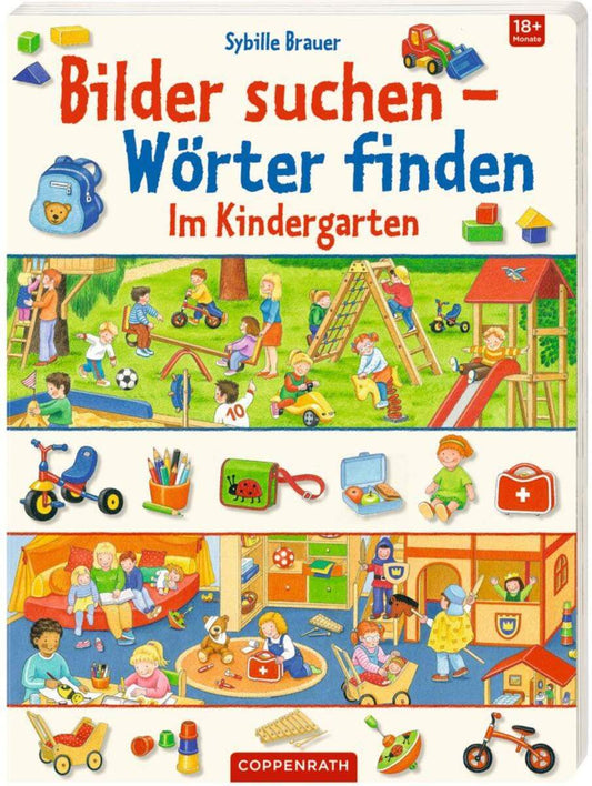 Coppenrath Verlag Bilder suchen - Wörter finden: Im Kindergarten