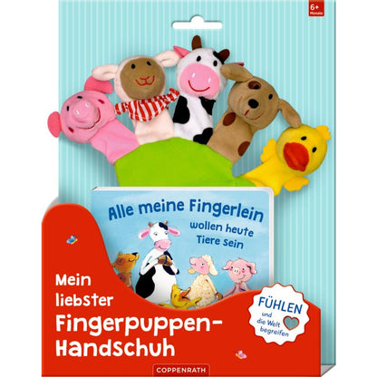 Coppenrath Verlag Fingerpuppen-Hand.-Set: Alle meine Fingerlein... (fühlen&b.)