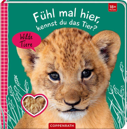 Coppenrath Verlag Fühl mal hier, kennst du das Tier? Wilde Tiere (Fühlen & begreifen)