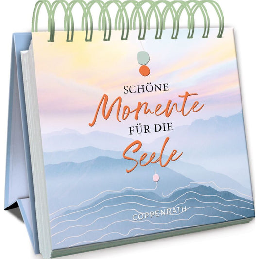 Coppenrath Verlag Kleines Spiralaufstellbuch: Schöne Momente für die Seele