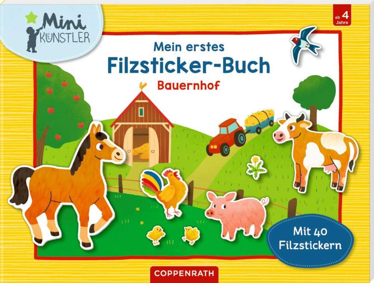 Coppenrath Verlag Mein erstes Filzsticker-Buch: Bauernhof (Mini-Künstler)