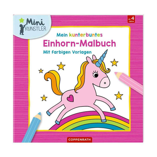 Coppenrath Verlag Mein kunterbuntes Einhorn-Malbuch (Mini-Künstler)