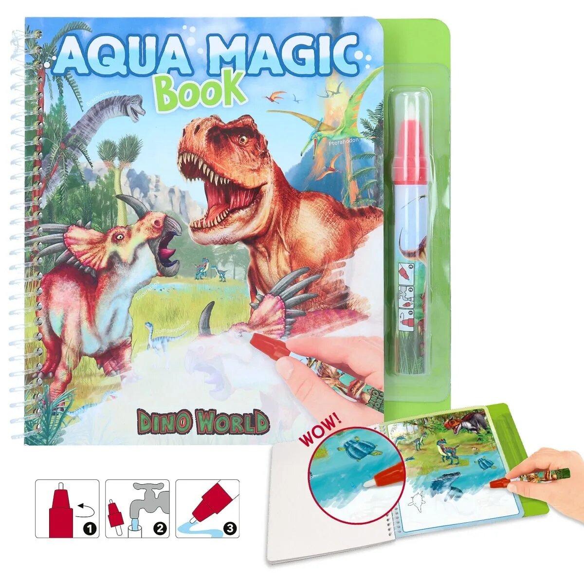 Depesche Dino World Aqua Magic Book