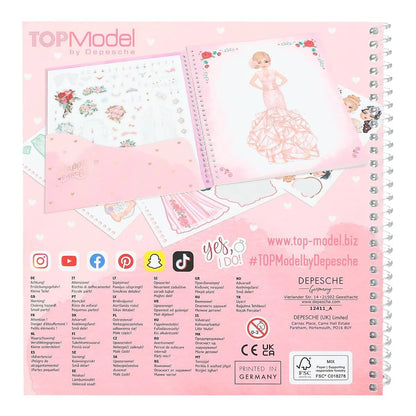 Depesche TOPModel Dress Me Up Stickerbuch Wedding