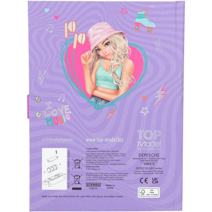Depesche TOPModel Geheimcode Tagebuch mit Sound TINY DANCER