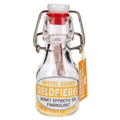 Depesche WUNSCHERERFÜLLER Geldflasche, 1 Stück, 4-fach sortiert