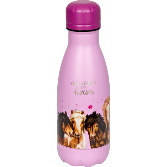 Die Spiegelburg Edelstahlflasche - Pferdefreunde (ca. 0,4 l)