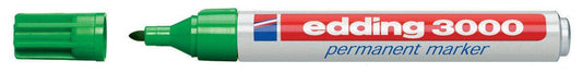 edding 3000 Permanentmarker nachfüllbar, 1.5 - 3 mm, grün