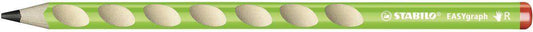 Ergonomischer Dreikant-Bleistift für Rechtshänder - STABILO EASYgraph in grün - Einzelstift - Härtegrad B