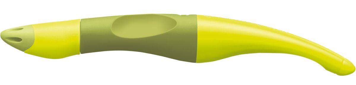 Ergonomischer Tintenroller für Rechtshänder - STABILO EASYoriginal in limette/grün - Einzelstift - Schreibfarbe blau (löschbar) - inklusive Patrone