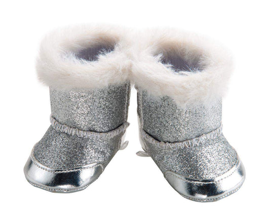 Heless Silberstiefel für Puppen, Größe 38 45 cm