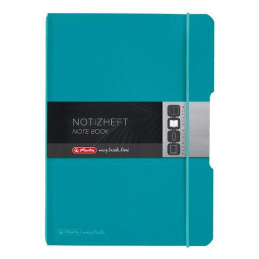 Herlitz Notizheft PP A5 Flex caribbean turquoise