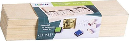 Heyda 204888681 Stempelset Alphabet+ Zahlen und Sonderzeichen (46 Stempel)