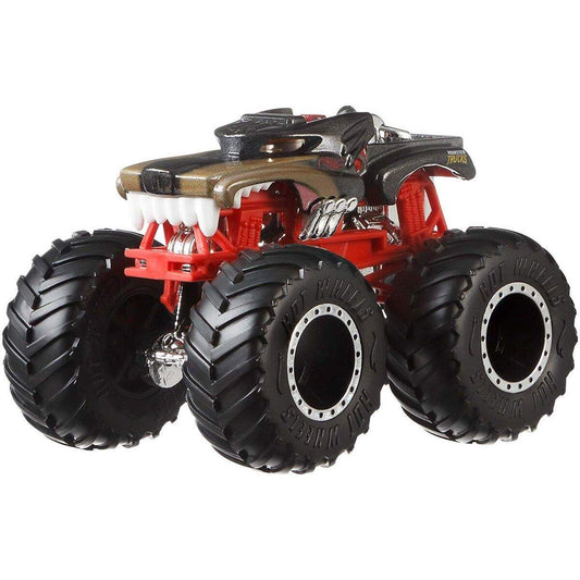 Mattel Hot Wheels Die Cast Sortiment Monster Trucks 1:64, 1 Stück, 4-fach sortiert