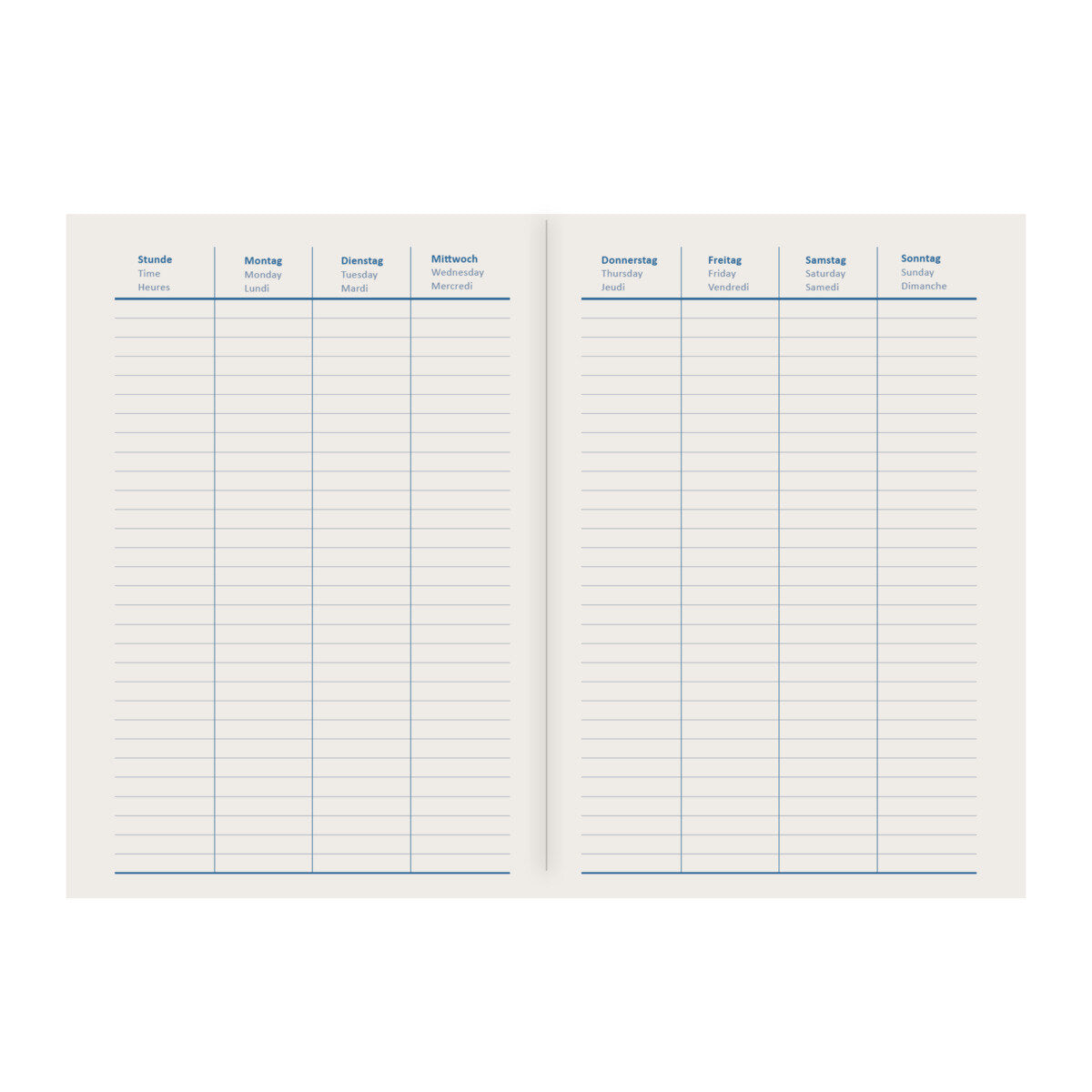 Idena Agenda A6 2024 Sparkle puder FSC-Mix