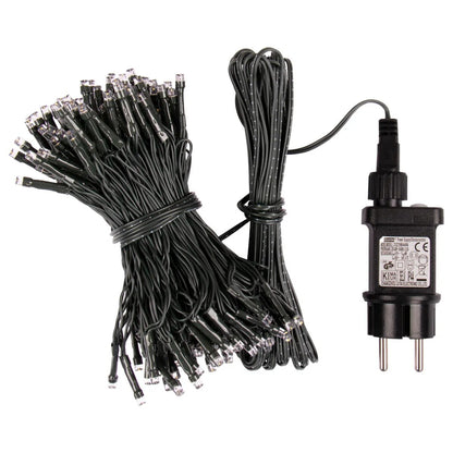 Idena LED Lichterkette, 80er warm weiß, für außen