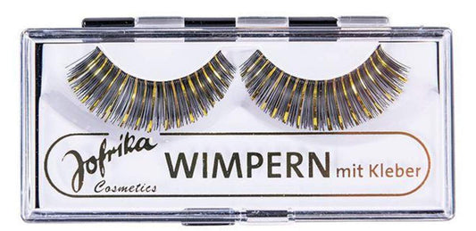 Jofrika Glitter Wimpern gold