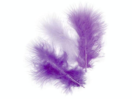 Knorr Prandell Marabufedern Mix orchidee, 10cm, 15 Stück