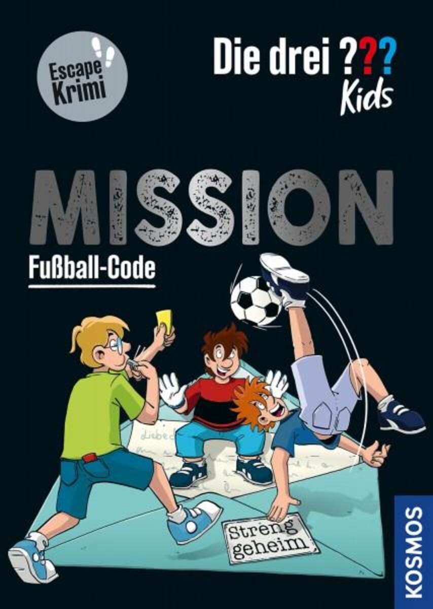 KOSMOS Die drei??? Kids Mission Fußball-Code