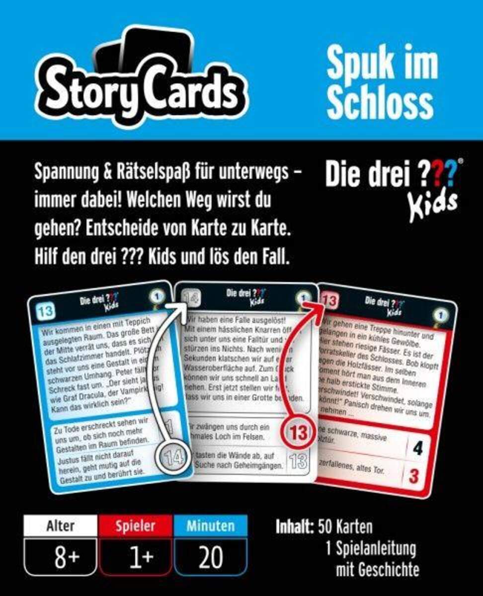 KOSMOS StoryCards Die drei ??? Kids Spuk im Schloss