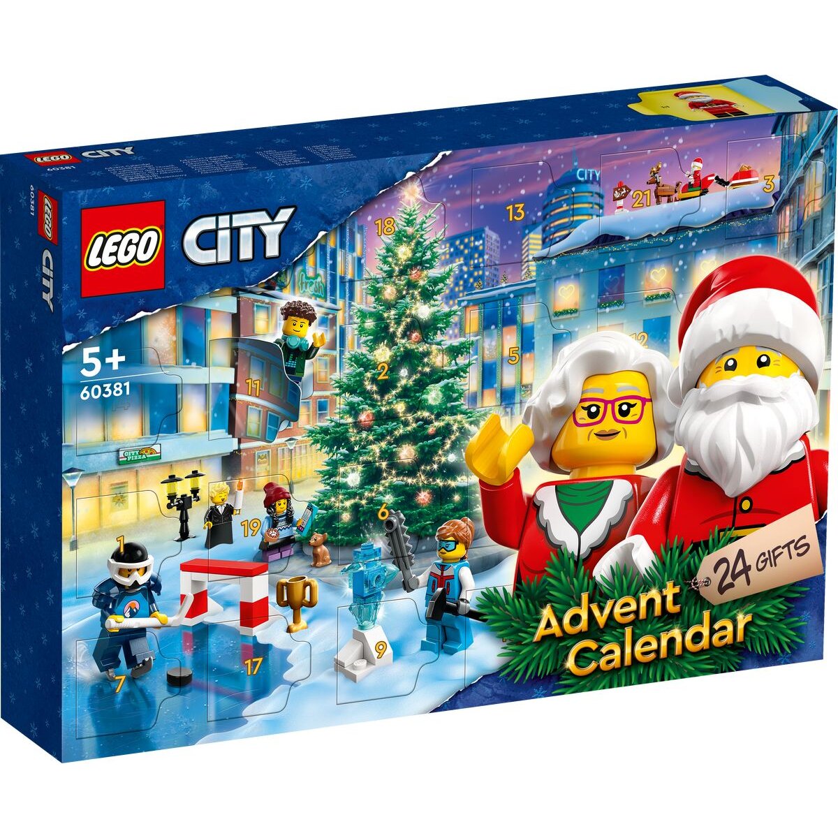 LEGO® 60381 LEGO City Adventskalender 2023 mit 24 Weihnachtsgeschenken