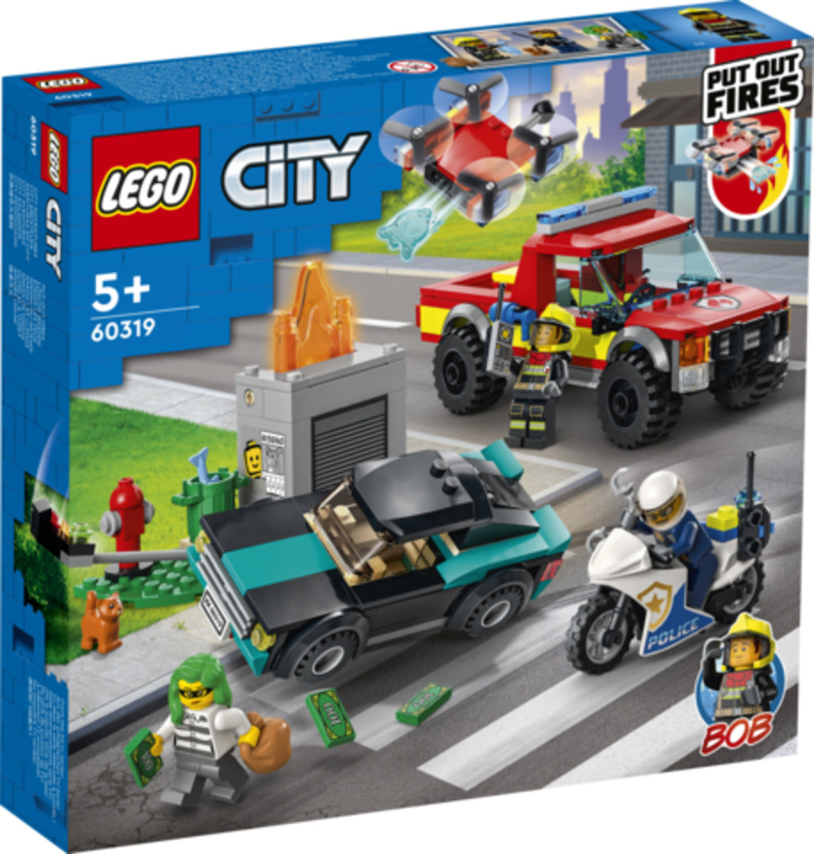 LEGO® City Fire 60319 Löscheinsatz und Verfolgungsjagd