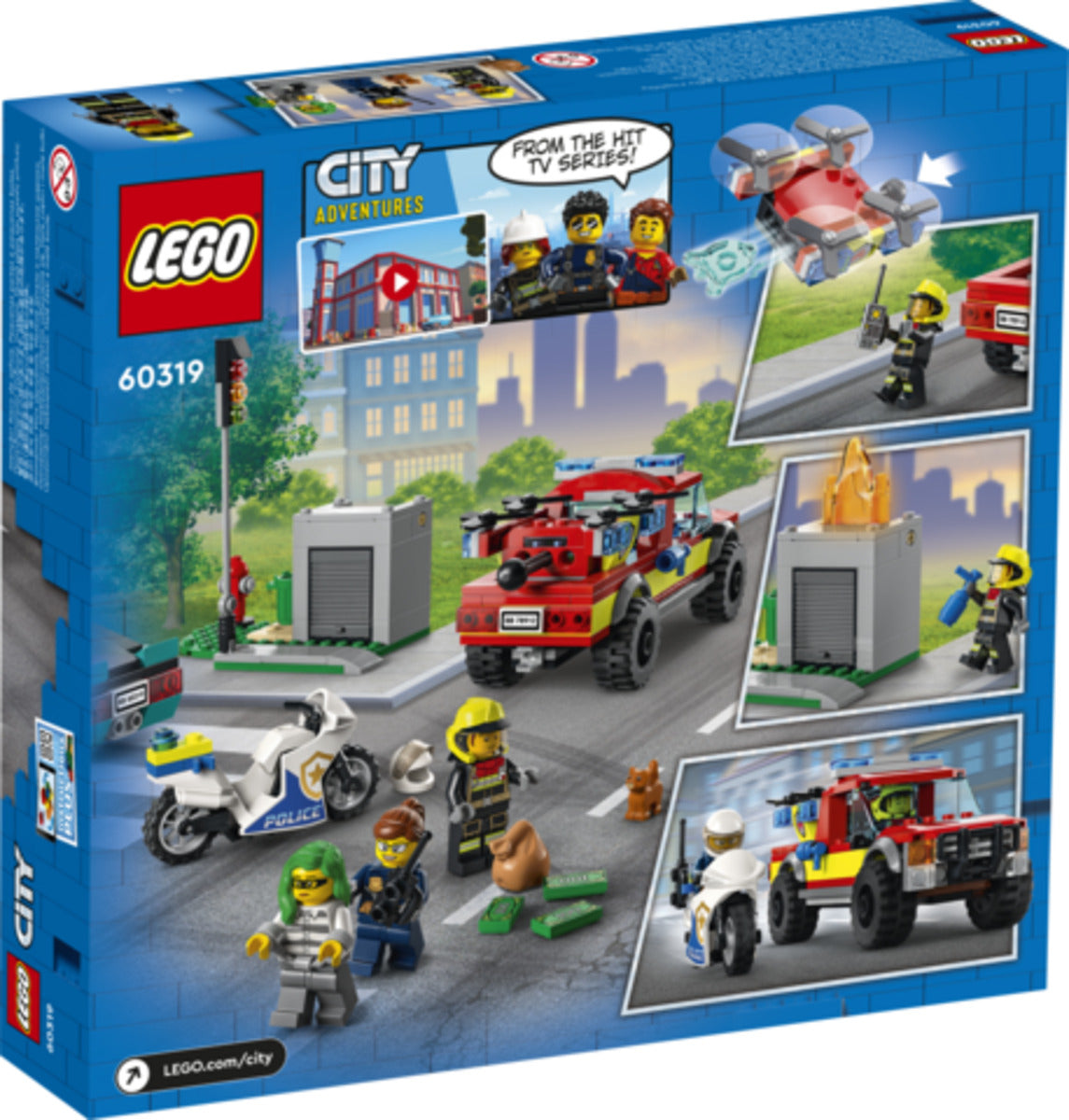 LEGO® City Fire 60319 Löscheinsatz und Verfolgungsjagd