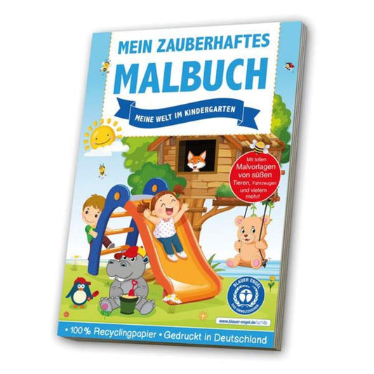 media Verlag Mein Zauberhaftes Malbuch - Meine Welt im Kindergarten