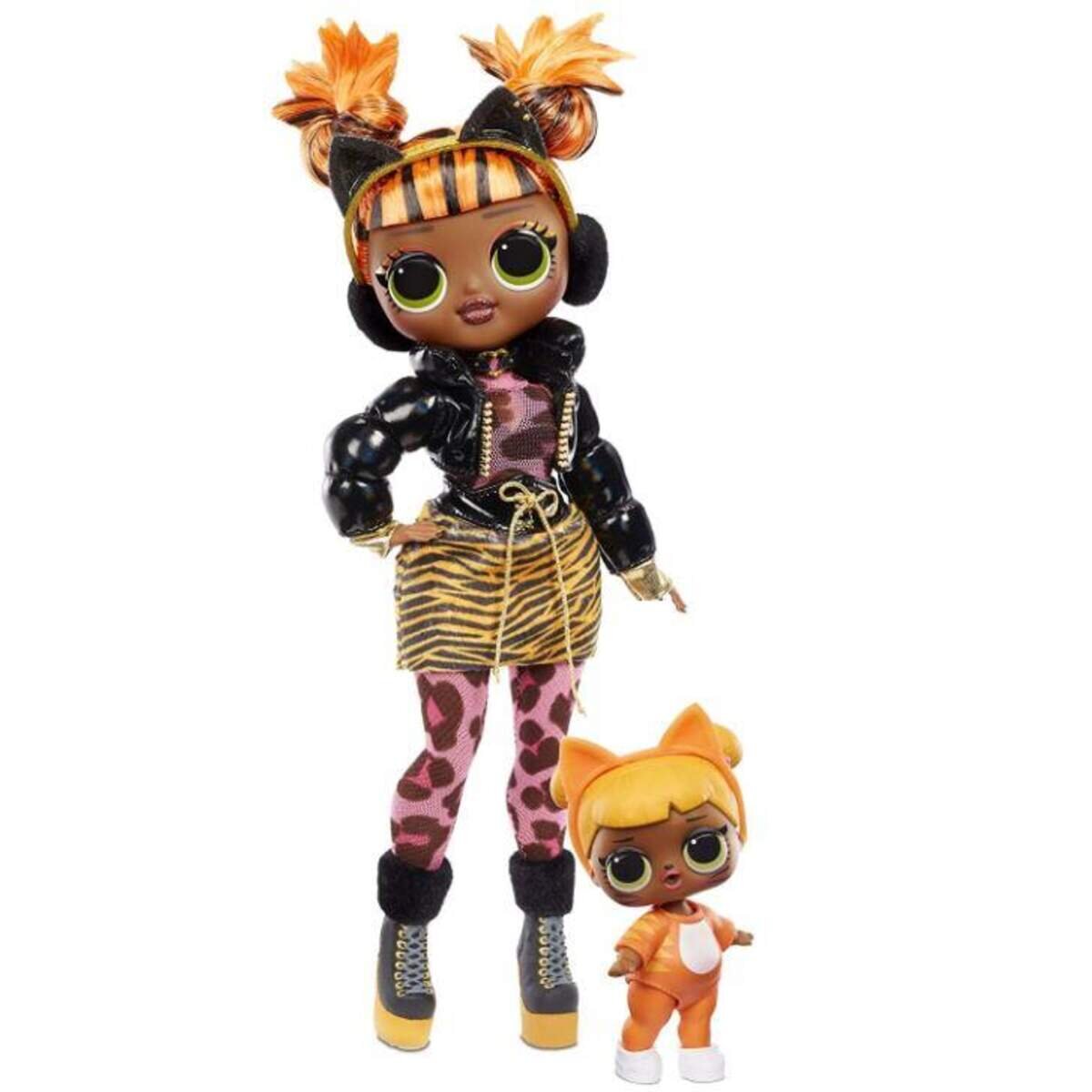 MGA Entertainment L.O.L. Surprise OMG Winter Chill Missy Meow and Baby Cat