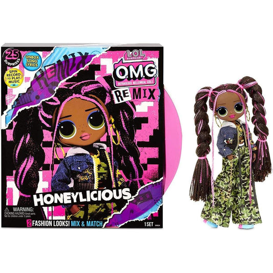 MGA Entertainment L.O.L. Surprise OMG Remix- AA Doll- Honeylicious