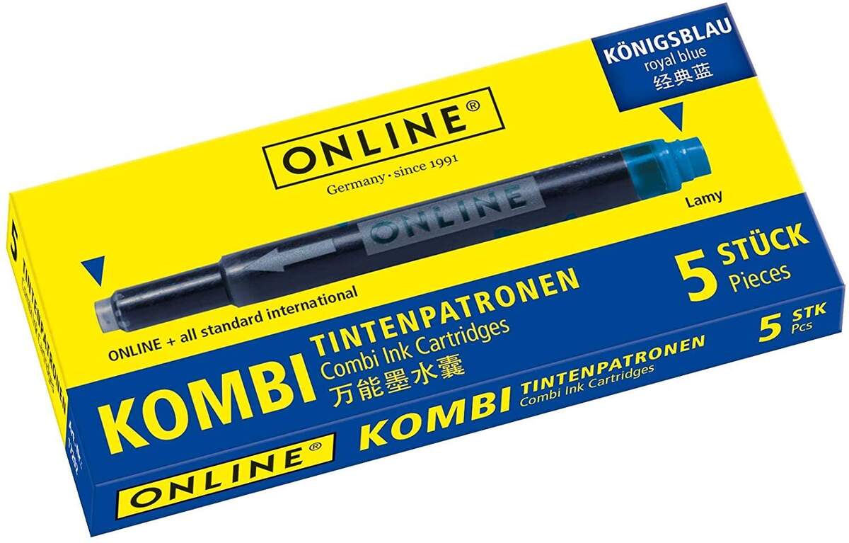 ONLINE Kombipatrone blau, 5 Stück