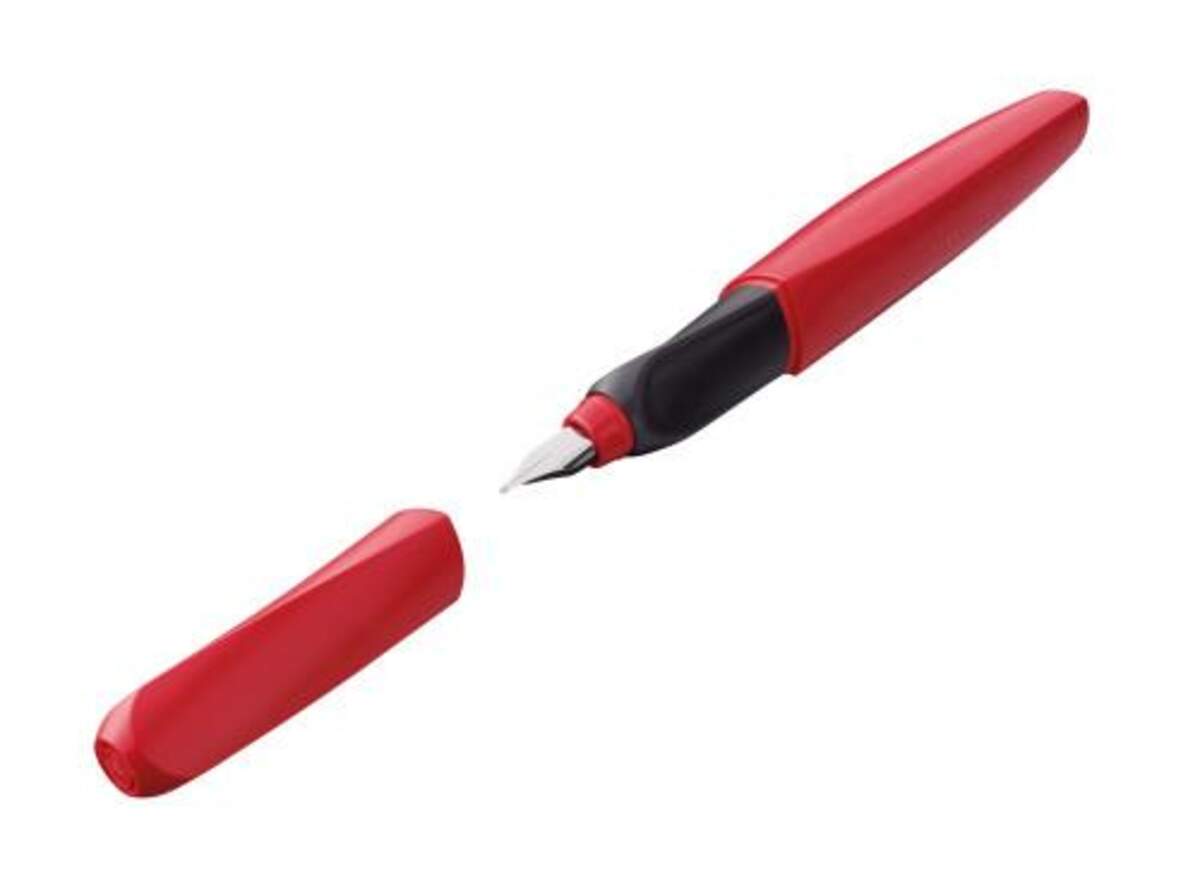 Pelikan Twist® Füller Feder M, Fiery Red, universell für Rechts- und Linkshänder